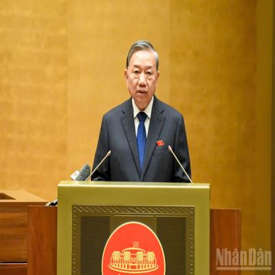 Tổng Bí thư Tô Lâm gợi mở 7 nhóm nội dung để đại biểu Quốc hội góp ý dự thảo Văn kiện Đại hội XIV